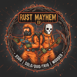 Rust MAYHEM - EU Monthly | 2x | Vanilla+ | No BP Wipes logo